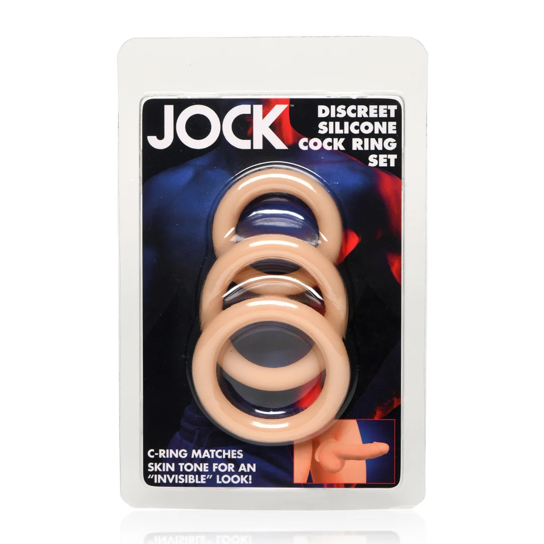 Set di anelli fallici discreti in silicone Curve Toys - immagine 2