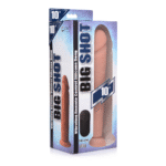 Dildo vibrante in silicone Curve Toys con telecomando