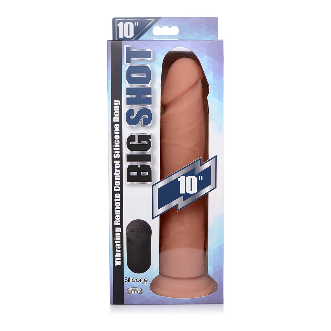 Dildo vibrante in silicone Curve Toys con telecomando - immagine 2