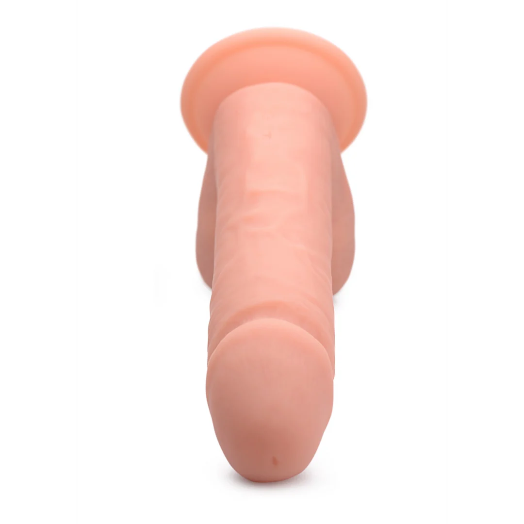 Curve Toys dildo vibrante in silicone con testicoli - immagine 5