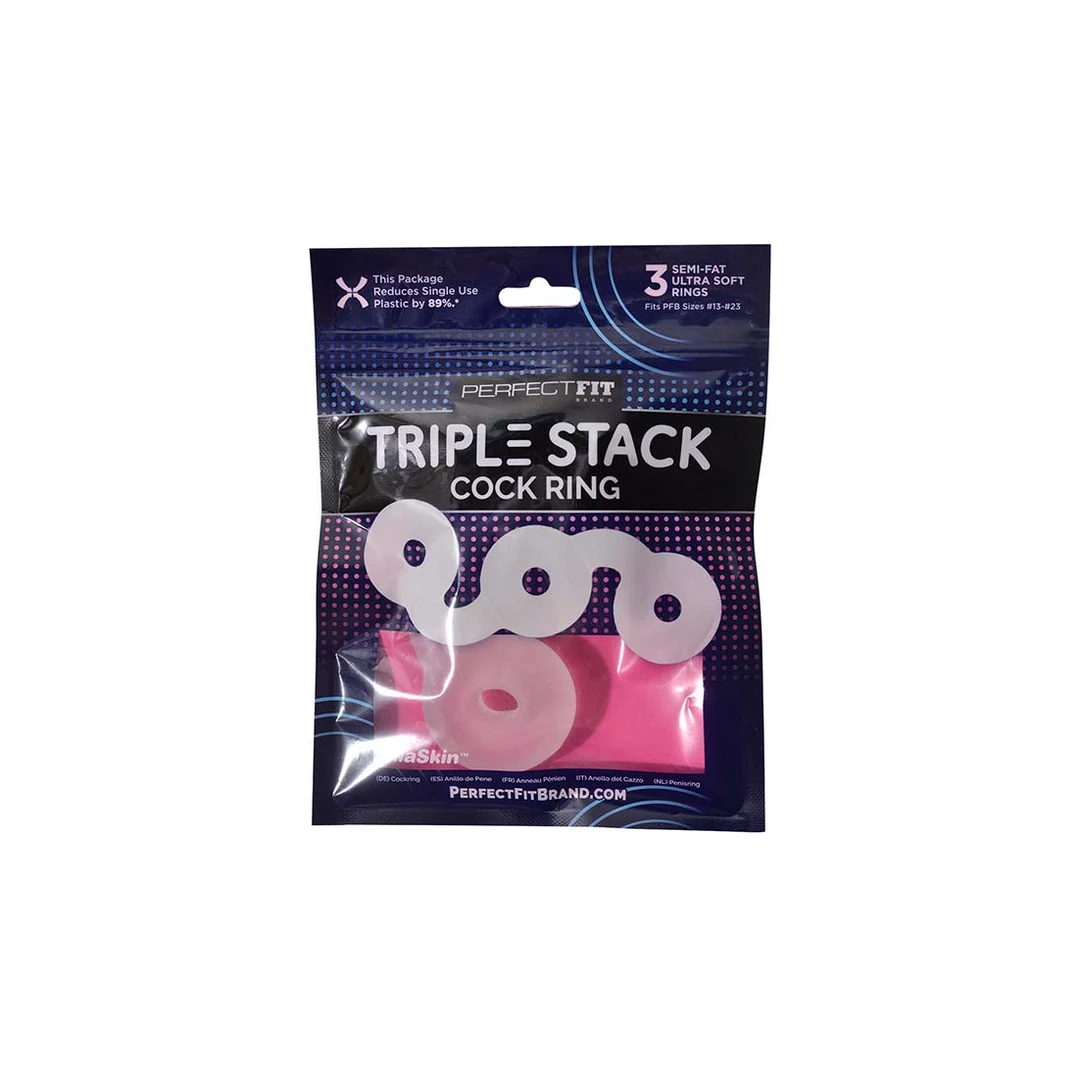 CR-18C-2 Anelli fallici Triple Donut di PerfectFitBrand - immagine 1