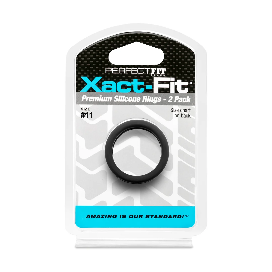 CR-74B-2 Anelli fallici PerfectFitBrand Xact Fit misura 11, confezione da 2 - immagine 1