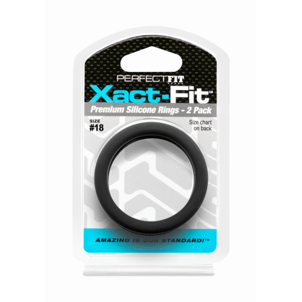 Anelli per il pene PerfectFit Xact Fit misura #18, 2 pezzi
