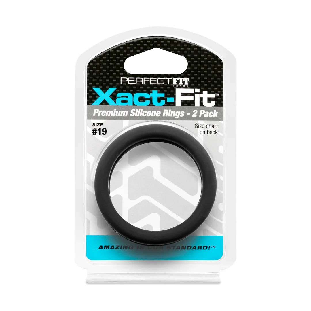 Anelli per il pene PerfectFit Xact Fit misura 19, 2 pezzi - immagine 1