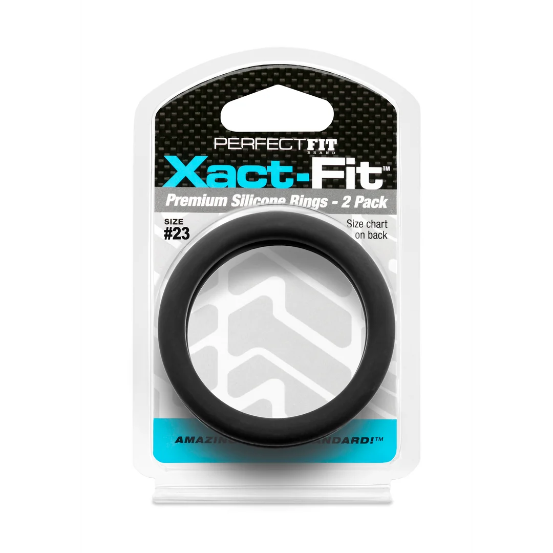 Anello fallico PerfectFit Xact Fit, confezione da 2, misura 23 - immagine 1