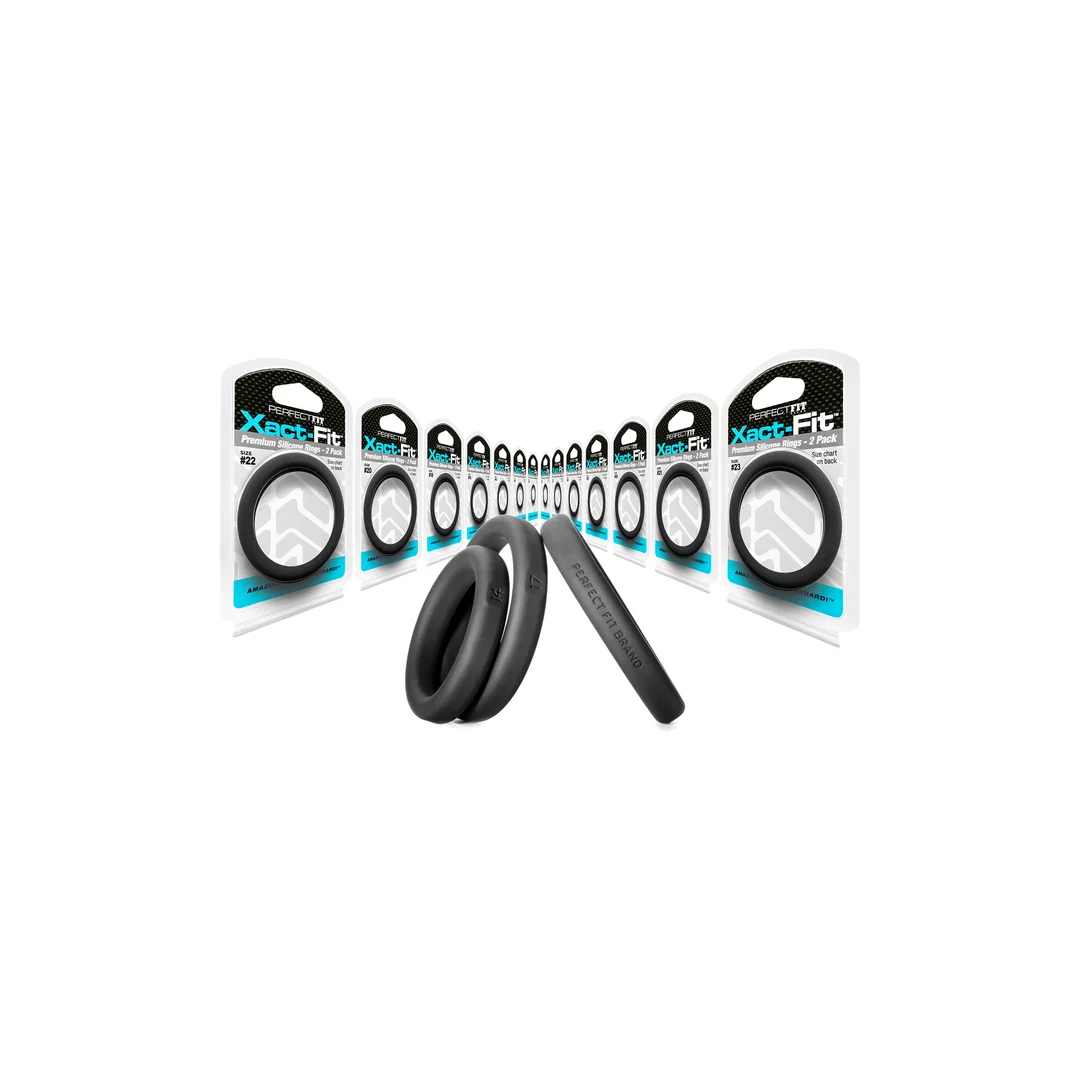 Anello fallico PerfectFit Xact Fit, confezione da 2, misura 23 - immagine 3