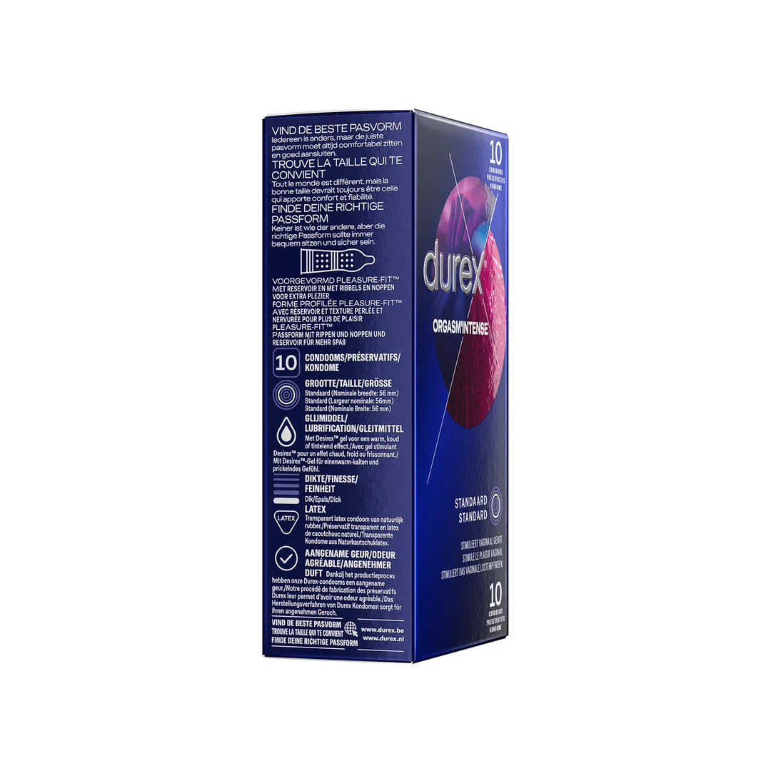Preservativi Durex Orgasm Intense, 10 pezzi - immagine 2