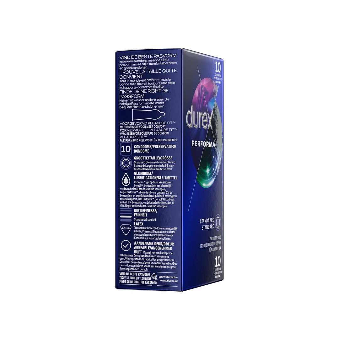 Preservativi Durex Performa, 10 pezzi - immagine 2