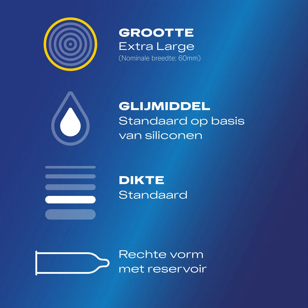 Preservativi Durex XXL, 12 pezzi - immagine 5