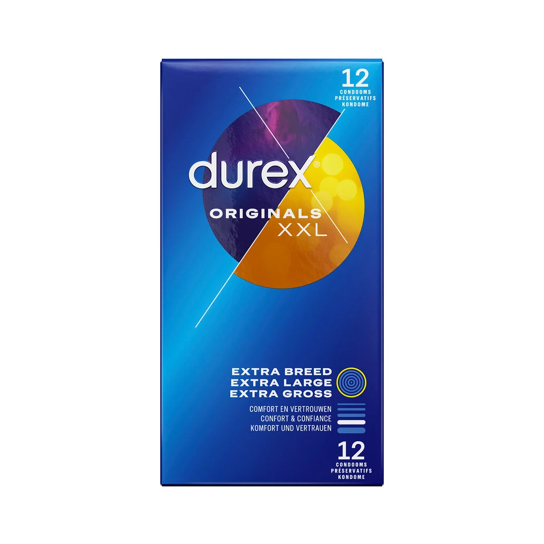 Preservativi Durex XXL, 12 pezzi