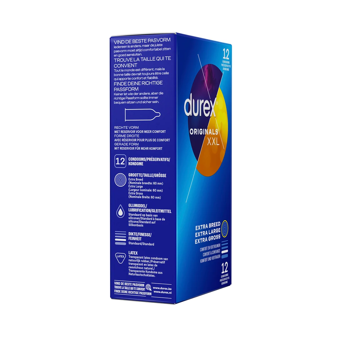 Preservativi Durex XXL, 12 pezzi - immagine 2