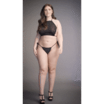 Completo lingerie sexy plus size con apertura sul cavallo, per un look da festa – LIN - immagine 6