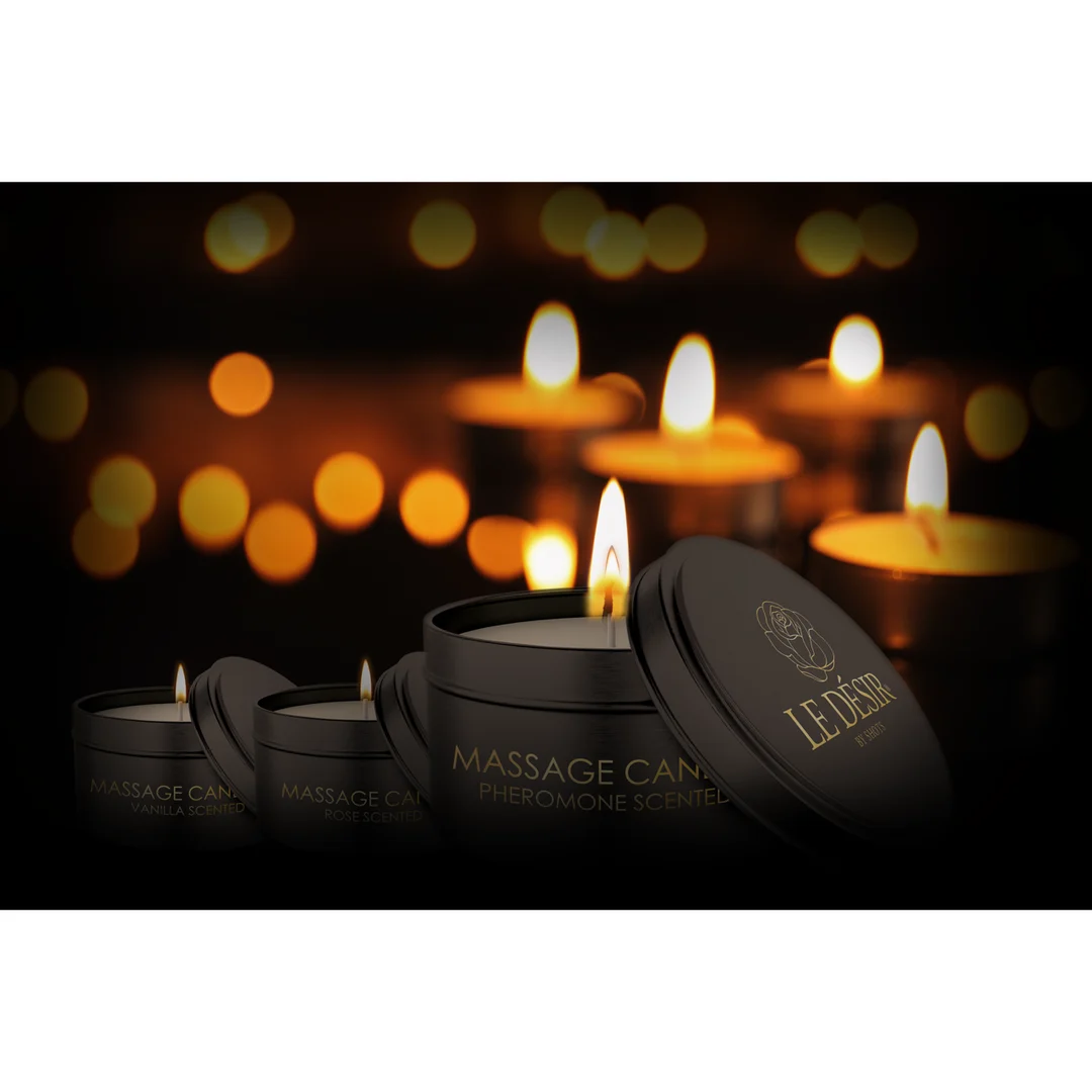 Candela da massaggio, candela erotica da massaggio, profumo ai feromoni (femminile), Le Désir by Shots - immagine 3