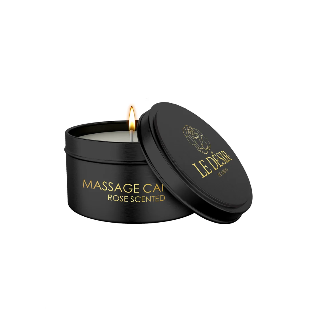 Candela da massaggio – Candela erotica per massaggi sensuali – Profumo di rosa – Le Désir by Shots - immagine 6