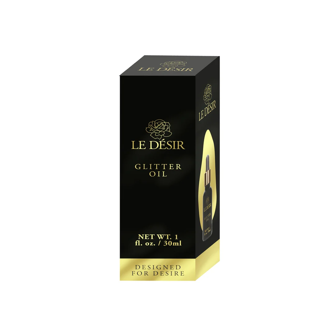 Olio corpo Glow – glitter leggero per il corpo con una naturale luminosità dorata – profumo di camomilla e mandarino – Le Désir by Shots – 1 fl oz / 30 ml - immagine 1
