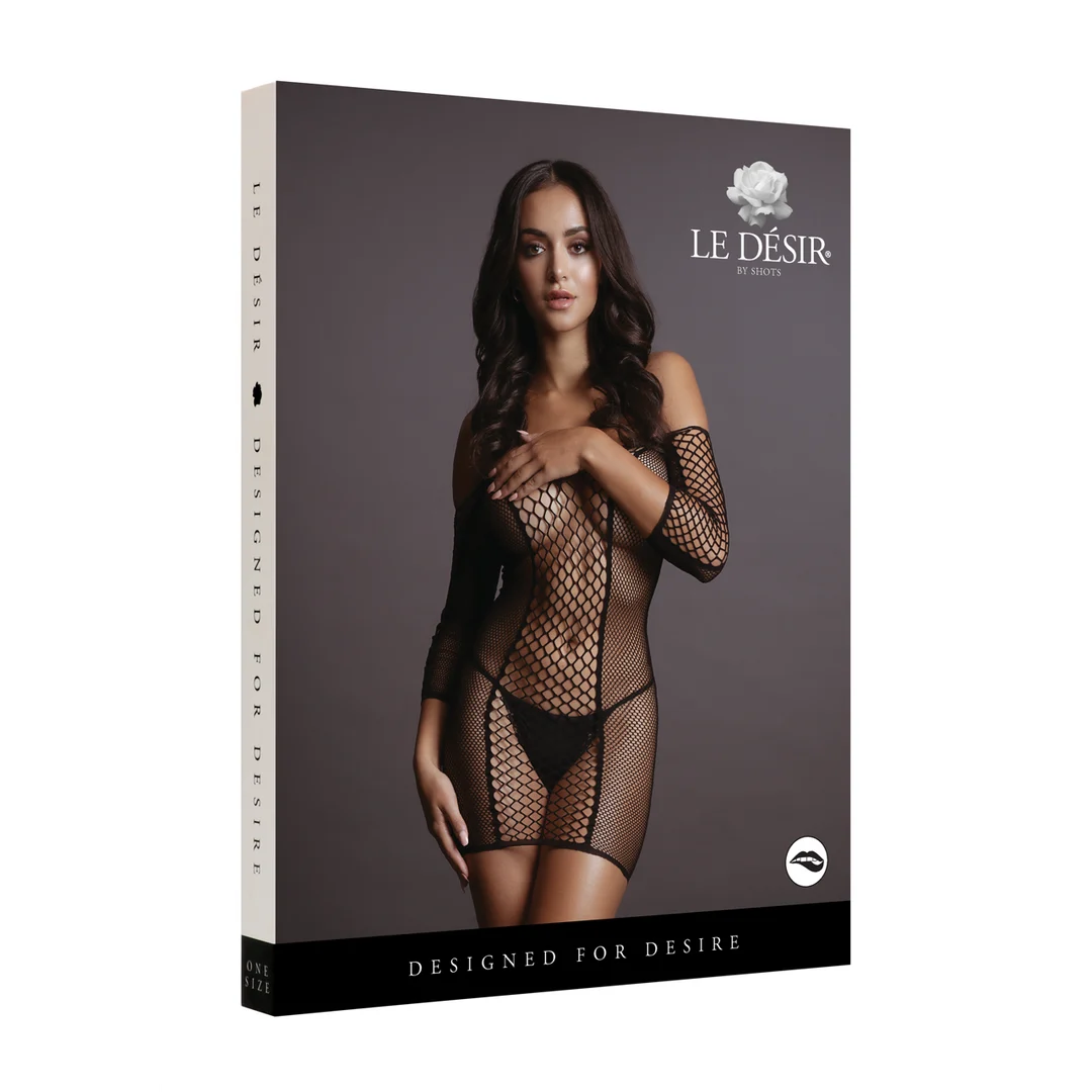 Babydoll in rete per valorizzare con eleganza le forme curvy – Le Desir - immagine 7