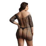 Babydoll in rete per valorizzare con eleganza le forme curvy – Le Desir - immagine 3