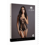 Bodystocking in pizzo con reggicalze per un fascino curvy – Le Desir - immagine 7