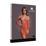 Minidress sexy taglie comode in rete a contrasto per silhouette curvy – LIN - immagine 25