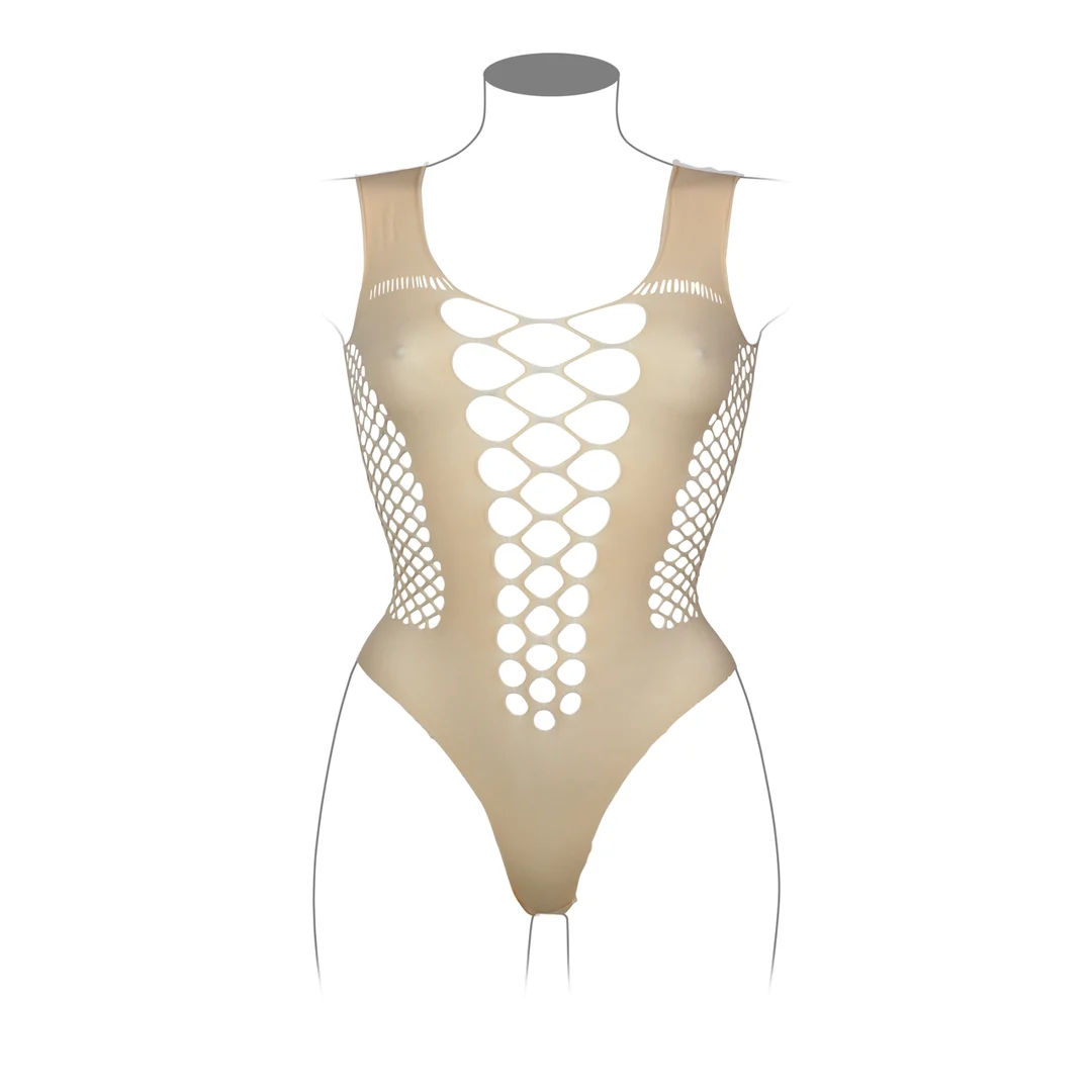 Body curvy con scollo a V e pannelli coprenti per valorizzare le tue forme – LIN - immagine 6