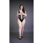 Body curvy con scollo a V e pannelli coprenti per valorizzare le tue forme – LIN - immagine 18
