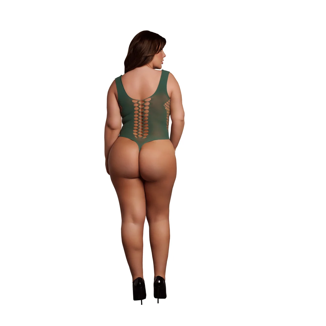 Body curvy con scollo a V e pannelli coprenti per valorizzare le tue forme – LIN - immagine 20