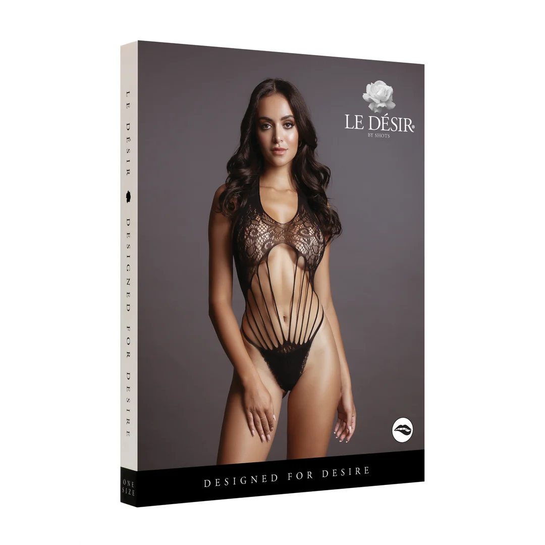 Body in pizzo con spalline e collo all’americana, per un look sensuale e valorizzante – LIN - immagine 7