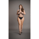 Body in pizzo con spalline e collo all’americana, per un look sensuale e valorizzante – LIN - immagine 6