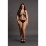 Body in pizzo con spalline e collo all’americana, per un look sensuale e valorizzante – LIN - immagine 4