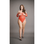 Teddy senza cavallo con strass e top in pizzo per un fascino curvy | SexyPlus - immagine 6