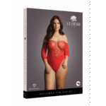 Teddy senza cavallo con strass e top in pizzo per un fascino curvy | SexyPlus