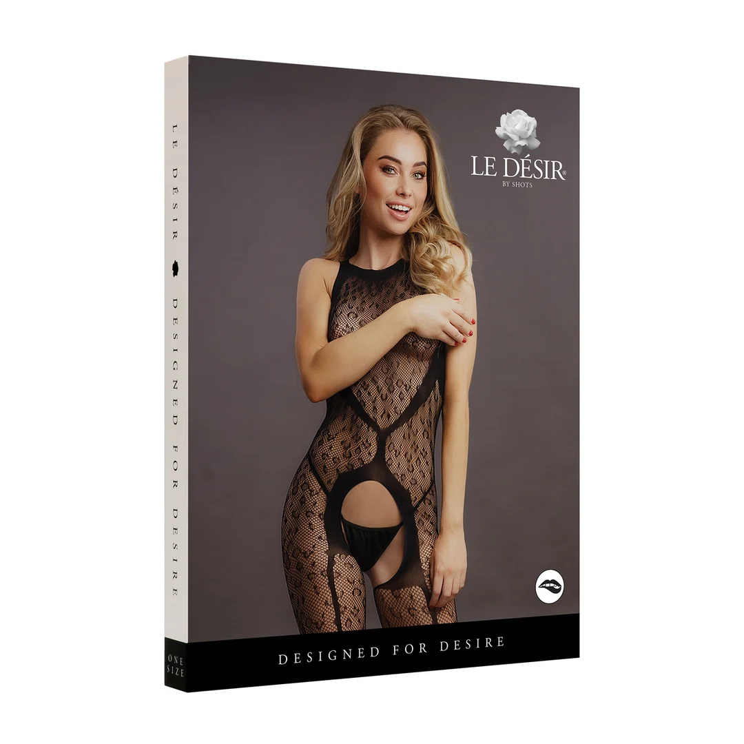 Bodystocking leopardato senza cavallo con schiena scoperta, per uno stile curvy | SexyPlus - immagine 7