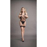 Body curvy con strass e scollo all’americana per un look seducente, SexyPlus - immagine 12