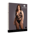 Body in rete con linee decorative per silhouette curvy – OSX
