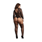 Body con maniche lunghe e collo corto per silhouette curvy – OSX - immagine 5