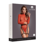 Body curvy con glitter e reggicalze in PU per un look da festa seducente | SexyPlus - immagine 13
