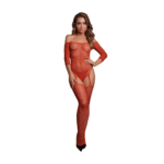 Body stocking lucido con scollo off shoulder per un look curvy seducente | LIN - immagine 16