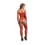 Body stocking lucido con scollo off shoulder per un look curvy seducente | LIN - immagine 15