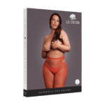 Collant cut out scintillante con glitter dorato per un look curvy seducente – LIN - immagine 5