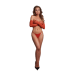 Guanti lunghi da sera sexy in taglie forti con glitter dorato per un look glamour – SexyPlus - immagine 16