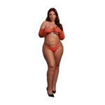 Guanti lunghi da sera sexy in taglie forti con glitter dorato per un look glamour – SexyPlus - immagine 8