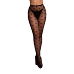 Collant plus size con fantasia a cuori per un look curvy giocoso – LIN - immagine 8