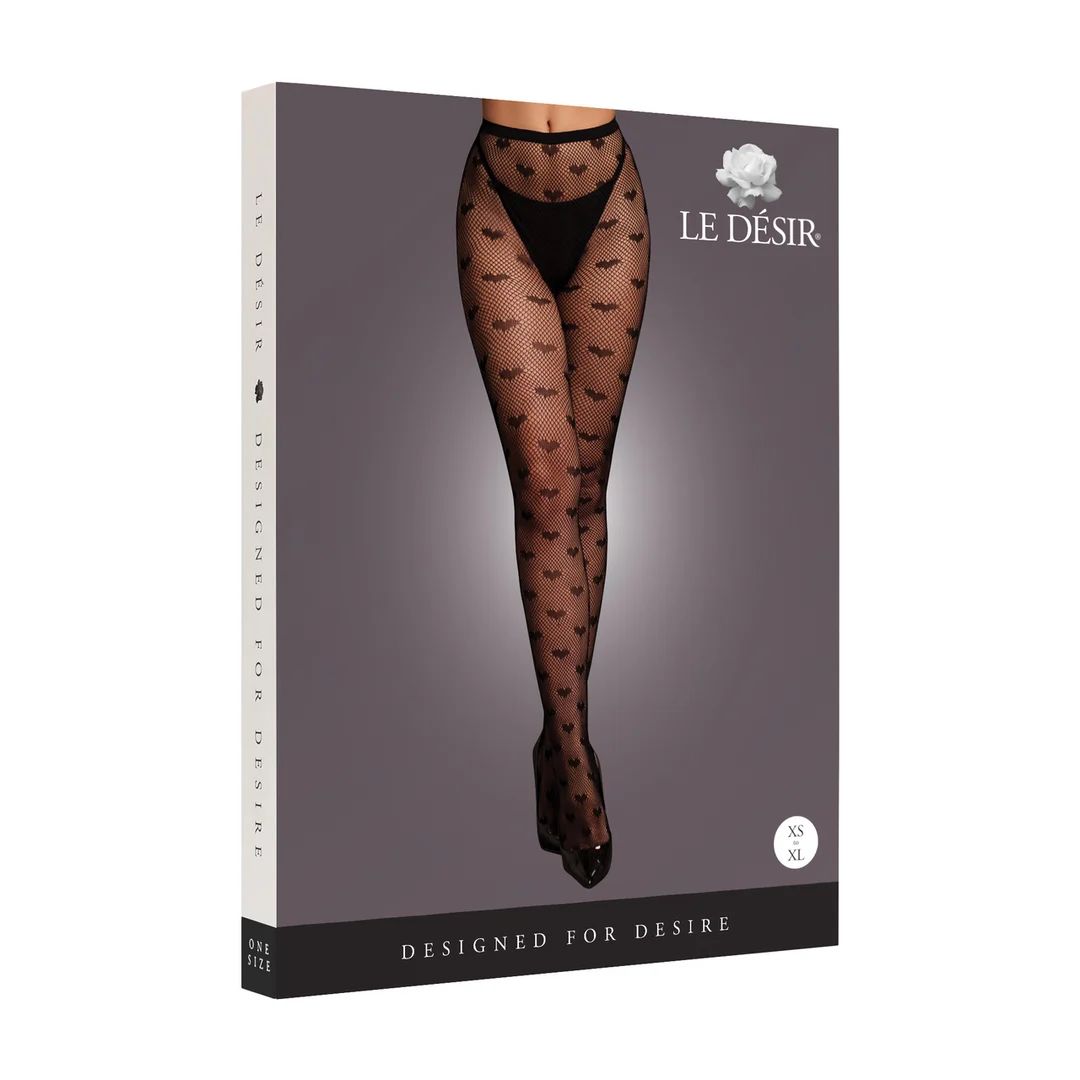 Collant plus size con fantasia a cuori per un look curvy giocoso – LIN - immagine 5
