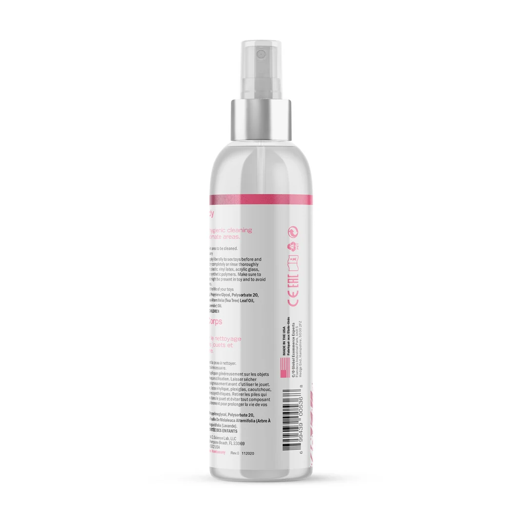 Detergente per giocattoli e corpo, per la pelle e i sex toy, senza profumazione genderizzata, 118 ml / 4 fl oz - immagine 2