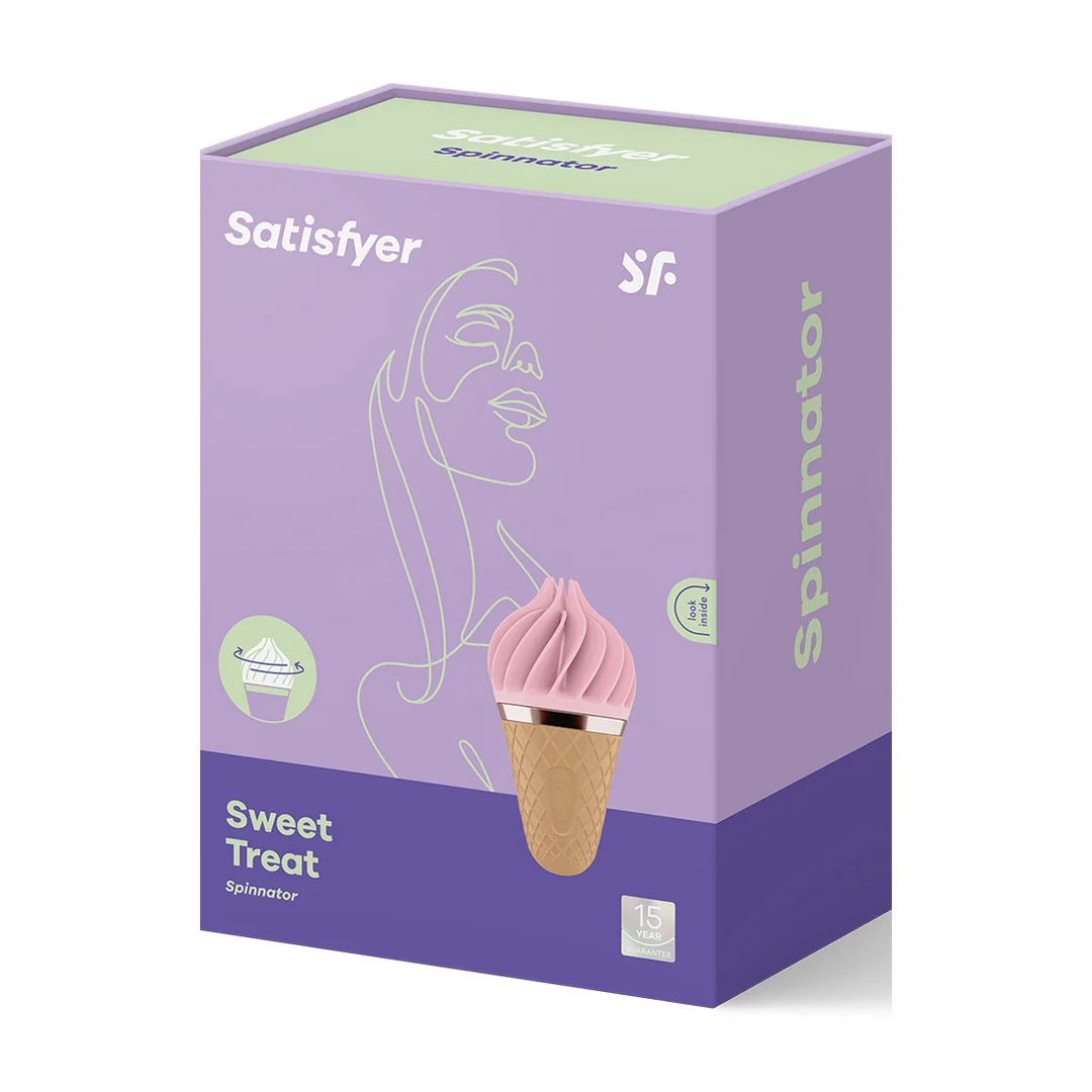 Satisfyer Vibratore clitorideo con nervature rotanti – Dolce Tentazione - immagine 1