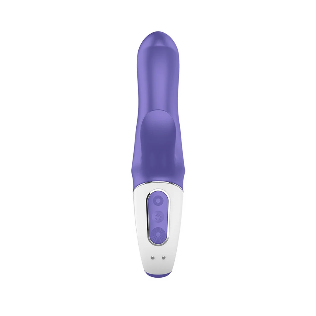 Satisfyer, viola, vibratore rabbit per stimolare contemporaneamente il punto G e il clitoride - immagine 5