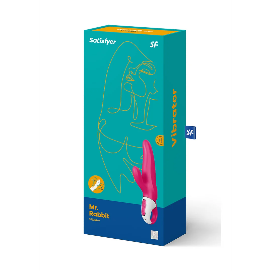 Vibratore rabbit Satisfyer con doppio motore e stimolazione doppia, rosa - immagine 2