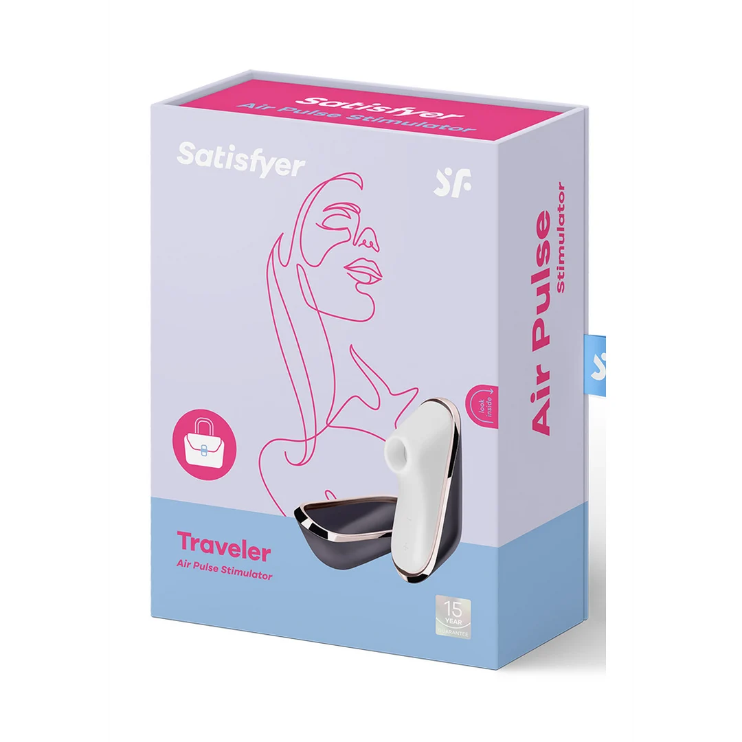 EE73-872-1017-2 Satisfyer vibratore clitorideo con tecnologia Air Pulse – Traveler - immagine 1