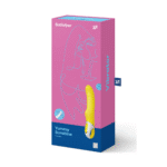 Vibratore per il clitoride Satisfyer dal design curvo – Yummy Sunshine