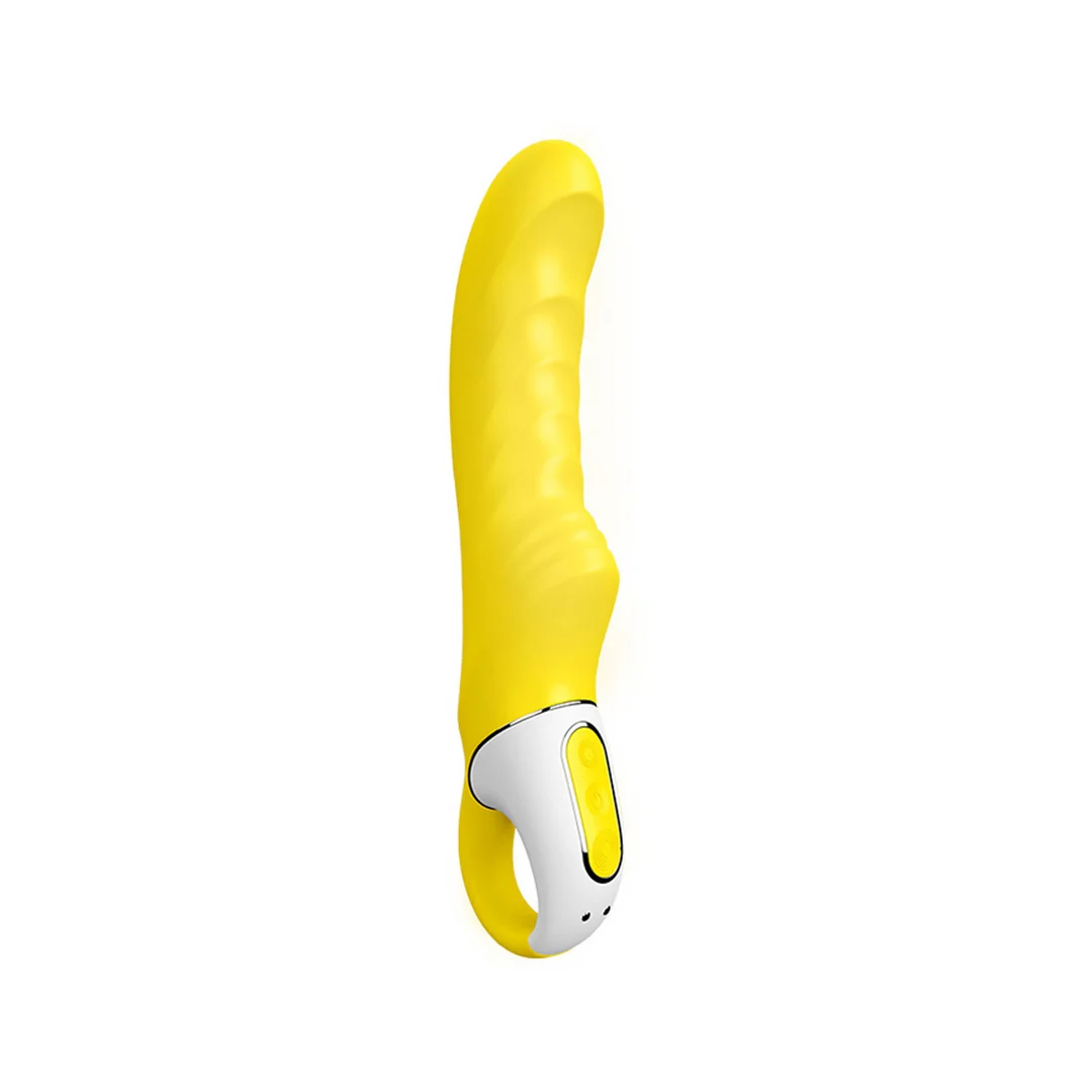 Vibratore per il clitoride Satisfyer dal design curvo – Yummy Sunshine - immagine 6